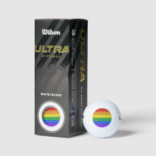 SlipperyJoe's klassischer Regenbogen-Tastsinn hand Golfball