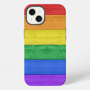 SlipperyJoe's klassischer Regenbogen-Tastsinn hand iPhone 13 Hülle