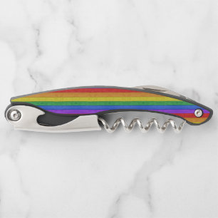 SlipperyJoe's klassischer Regenbogen-Tastsinn hand Kellnermesser