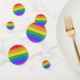 SlipperyJoe's klassischer Regenbogen-Tastsinn hand Konfetti