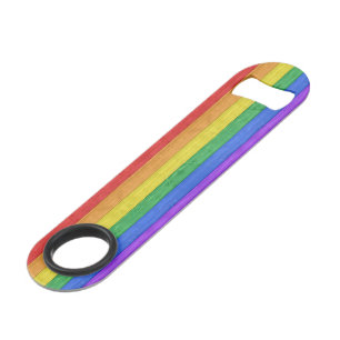 SlipperyJoe's klassischer Regenbogen-Tastsinn hand Speed Flaschenöffner