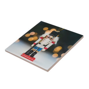 SlipperyJoes klassischer Weihnachts-Nussknacker-Sc Fliese