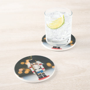 SlipperyJoes klassischer Weihnachts-Nussknacker-Sc Getränkeuntersetzer