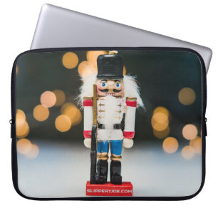 SlipperyJoes klassischer Weihnachts-Nussknacker-Sc Laptopschutzhülle