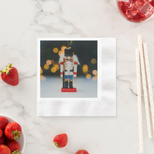 SlipperyJoes klassischer Weihnachts-Nussknacker-Sc Serviette