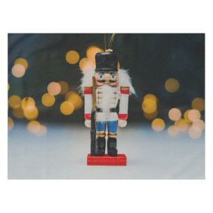 SlipperyJoes klassischer Weihnachts-Nussknacker-Sc Tischdecke