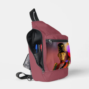 SlipperyJoes klassischer Weihnachts-Spielzeugsolda Crossbody Bag
