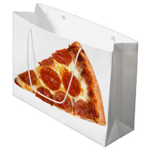 SlipperyJoe's klassisches Pepperoni-Pizza-Stück ge Große Geschenktüte