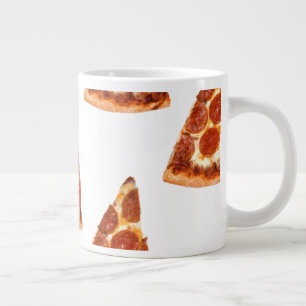 SlipperyJoe's klassisches Pepperoni-Pizza-Stück ge Jumbo-Tasse