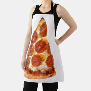 SlipperyJoe's klassisches Pepperoni-Pizza-Stück ge Schürze