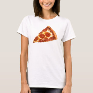 SlipperyJoe's klassisches Pepperoni-Pizza-Stück ge T-Shirt