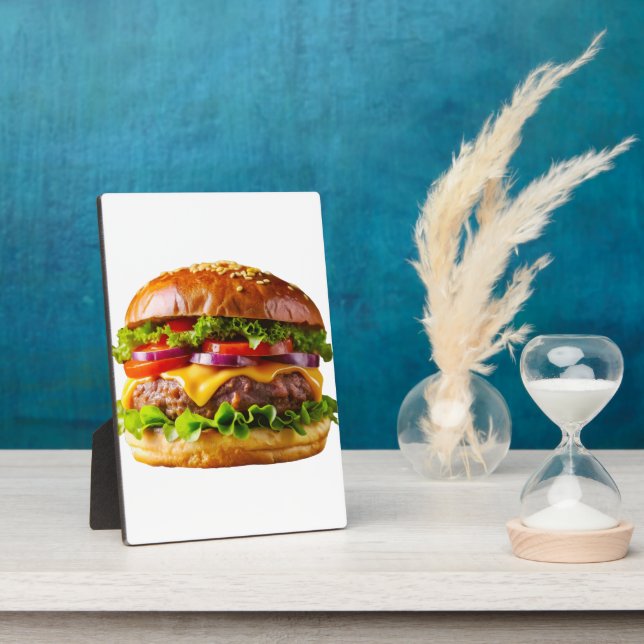 SlipperyJoe's köstlich gestapelte Hamburger-Thic Fotoplatte (Seite)