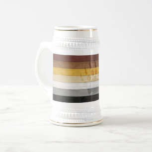 SlipperyJoe's künstlerische Bären Wood Gay Geschen Bierglas