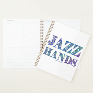 SlipperyJoe's künstlerische Jazz Hands lebendige F Planer