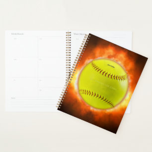 SlipperyJoe's künstlerische Softball in Flammen sc Planer