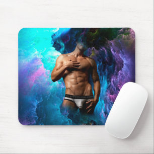 SlipperyJoe's künstlerische Unterwäsche Schwulenpr Mousepad