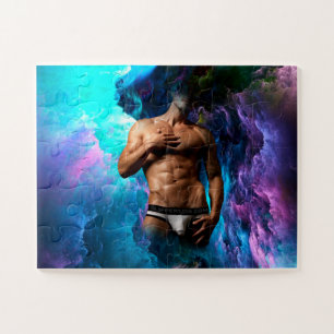 SlipperyJoe's künstlerische Unterwäsche Schwulenpr Puzzle