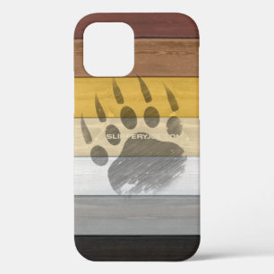 SlipperyJoe's künstlerischer Bärenholz schwuler Ge Case-Mate iPhone Hülle