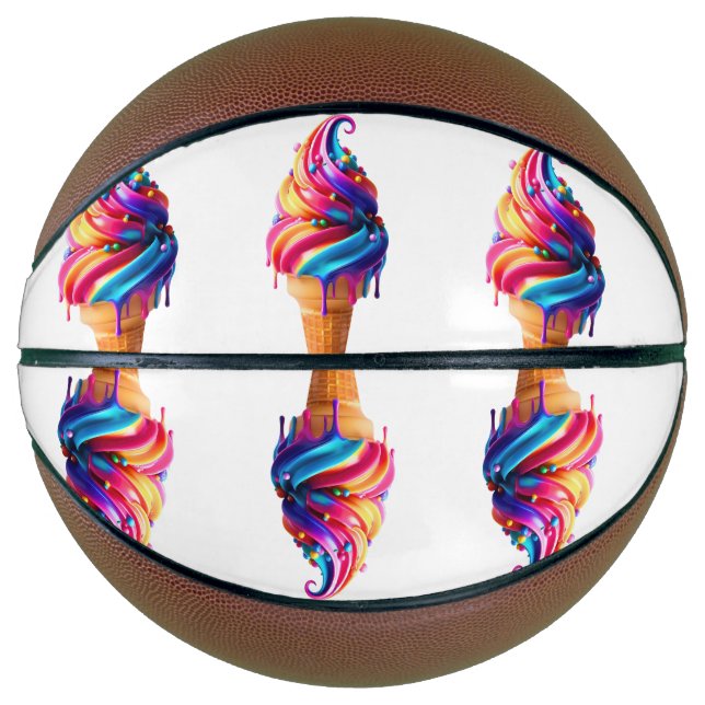 SlipperyJoe's lebendige Speisekarte mit Eis Basketball (Vorderseite)