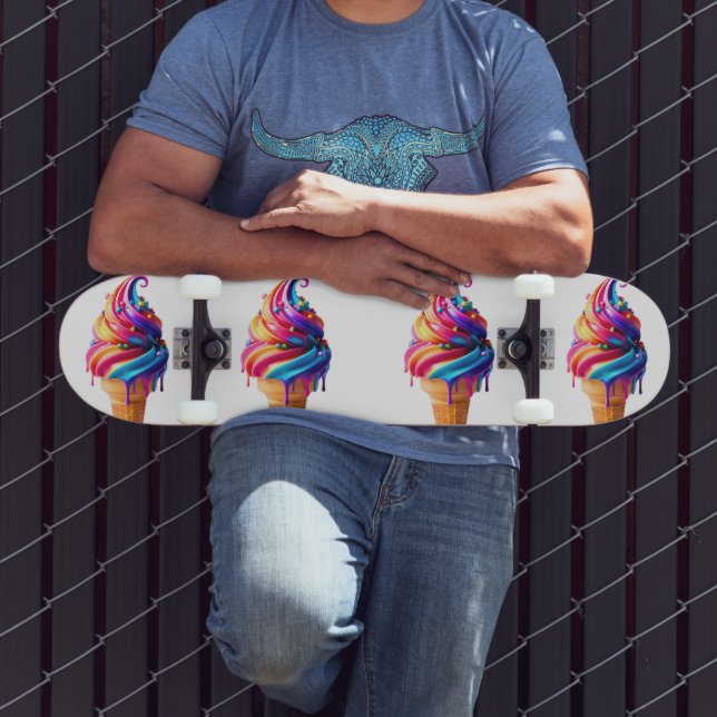 SlipperyJoe's lebendige Speisekarte mit Eis Skateboard (Außenbereich 3)