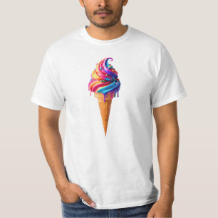SlipperyJoe's lebhafter Eiscremekegel, ein Klassik T-Shirt