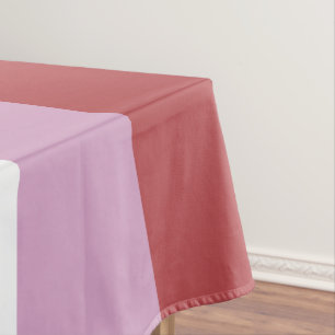 SlipperyJoe's lesbische Pride-Flagge feminine Geme Tischdecke