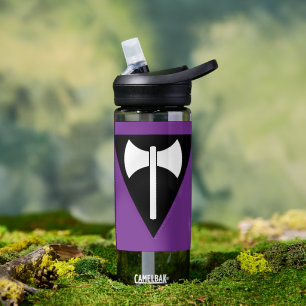 SlipperyJoe's Lesbische Pride-Flagge Labrys ax tri Trinkflasche