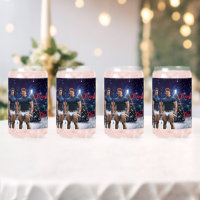 SlipperyJoes leuchtende Weihnachtsbäume zwei musku