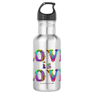 SlipperyJoe's Liebe ist Liebe Spray Gay Pride c Edelstahlflasche