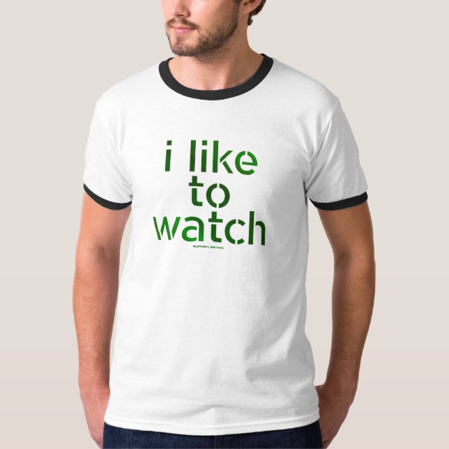SlipperyJoe's like Watch Voyeurism hält Tom vor T-Shirt (Vorderseite)