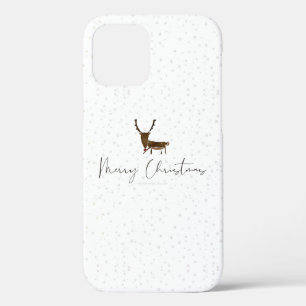SlipperyJoe's Linienkunst-Silhouette Rentier minim Case-Mate iPhone Hülle