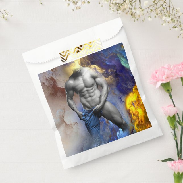 SlipperyJoe's Man Dampfschienenlose abs-Sechspack- Geschenktütchen (Versiegelt)