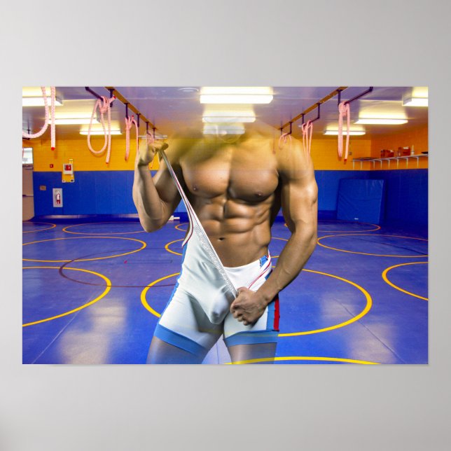 SlipperyJoe's Man Sechserpack-Wrestling-Singlet-Fi Poster (Vorne)