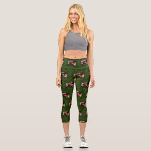 SlipperyJoe's männliche Brust Sechserpack Bauch na Capri Leggings