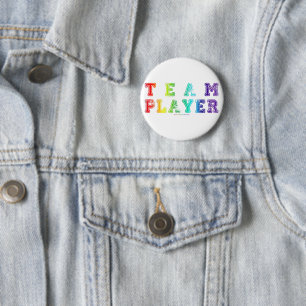 SlipperyJoes Mannschaftsspieler gefüllt mit glatte Button