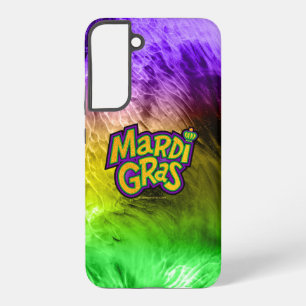 SlipperyJoe's Mardi Gras Krone lila gold grün w Samsung Galaxy Hülle