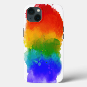 SlipperyJoe's moderne Pride-Splatter-Energie und - Case-Mate iPhone Hülle