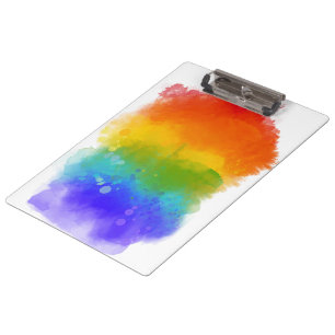 SlipperyJoe's moderne Pride-Splatter-Energie und - Klemmbrett