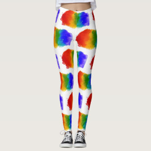 SlipperyJoe's moderne Pride-Splatter-Energie und - Leggings