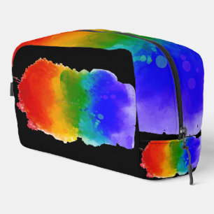 SlipperyJoe's moderne Pride-Splatter-Energie und - Waschbeutel