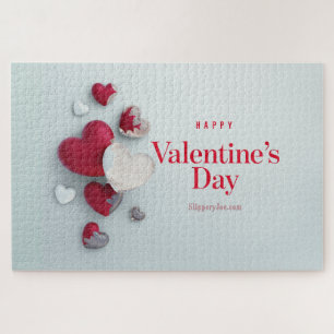 SlipperyJoe's moderner Valentinstag-Layout-Künstle Puzzle