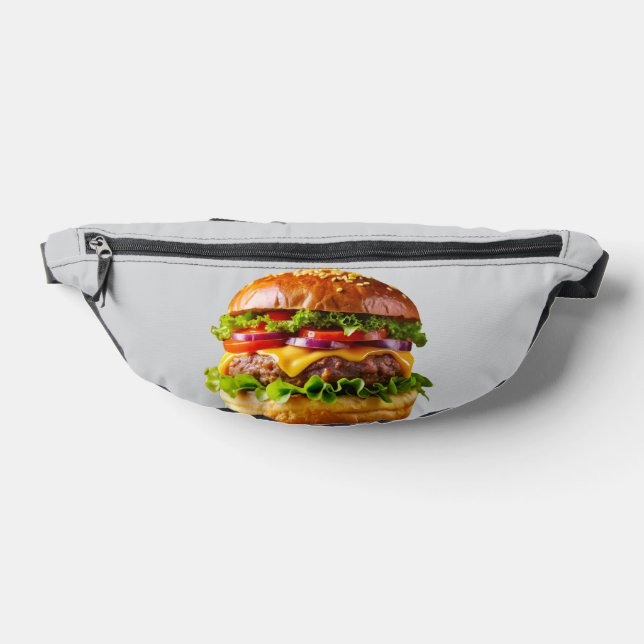 SlipperyJoes mundwässernder Cheeseburger knusprig  Bauchtasche (Ablage )