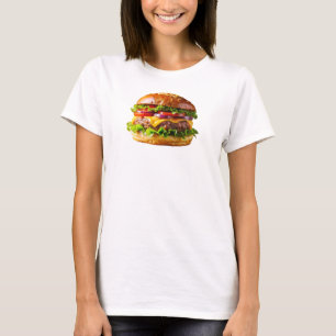 SlipperyJoes mundwässernder Cheeseburger knusprig T-Shirt