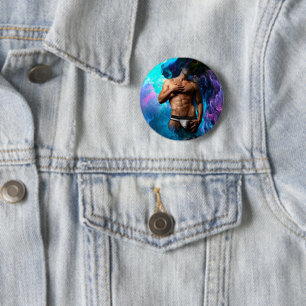SlipperyJoe's muskulöse Männerunterwäsche Beule ko Button