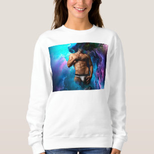 SlipperyJoe's muskulöse Männerunterwäsche Beule ko Sweatshirt