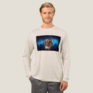 SlipperyJoe's muskulöser bärtiger Mann shirtlos se Tri-Blend Shirt