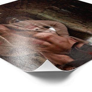 SlipperyJoe's muskulöser Geisterstunnel Hallowee Fotodruck