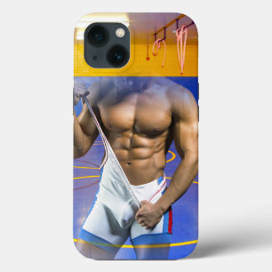 SlipperyJoe's muskulöser Mann Wölbung Sechs-Pack G Case-Mate iPhone Hülle