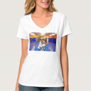 SlipperyJoe's muskulöser Mann Wölbung Sechs-Pack G T-Shirt