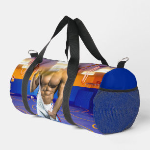 SlipperyJoe's muskulöser Mann wütet Sechserpack-Gy Duffle Bag